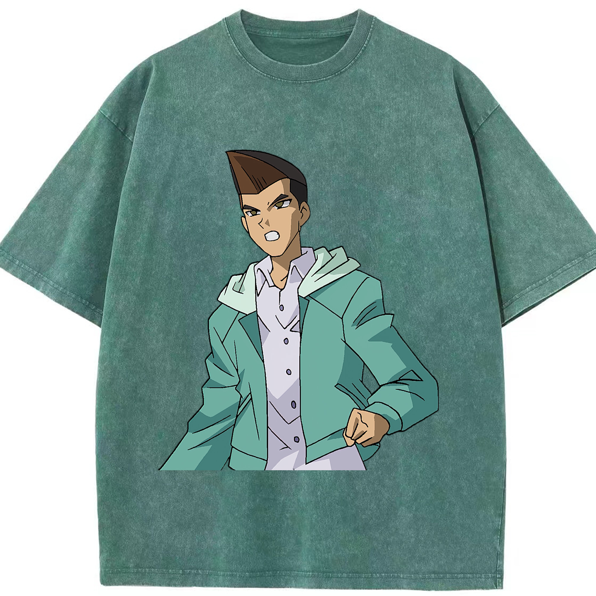（画像用） 遊☆戯☆王 Yu-Gi-Oh! 綿100% ヴィンテージ風 半袖Tシャツ（フロントプリント）